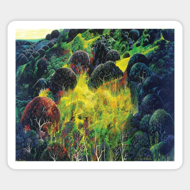 Eyvind Earle Sticker by QualityArtFirst